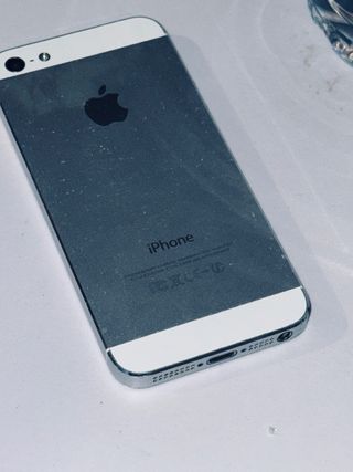 iPhone 5 Plata y Blanco