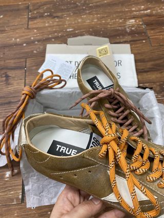 Golden Goose True Star Marrón/Blanco