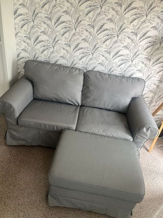 Sofá IKEA EKTORP Gris Tela