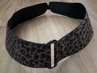 Cinturón mujer estampado leopardo Nuevo