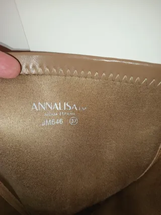 Botas altas mujer beige