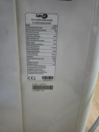 Aire Acondicionado Portátil Saivod