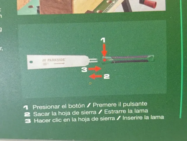 Sierra Japonesa PARKSIDE