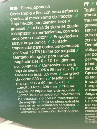 Sierra Japonesa PARKSIDE