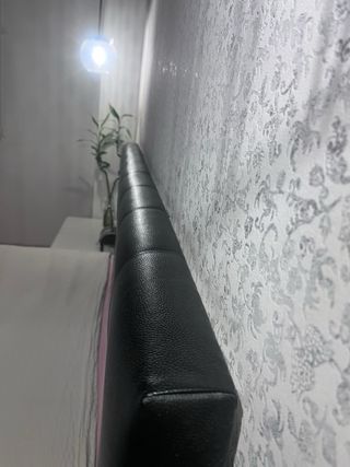 Cabecero Polipiel Negro 150cm