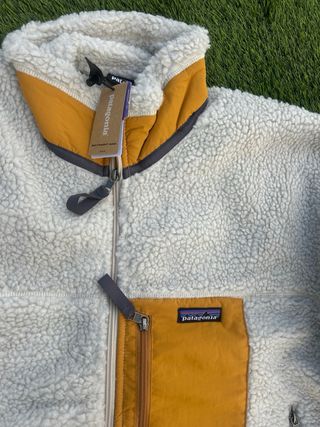 Felpa Patagonia Fleece Beige/Arancione Taglia L