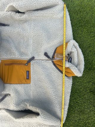 Felpa Patagonia Fleece Beige/Arancione Taglia L
