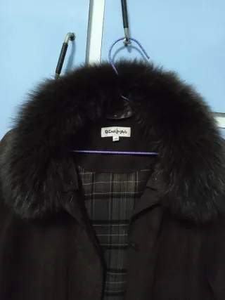 Abrigo ante vintage marrón