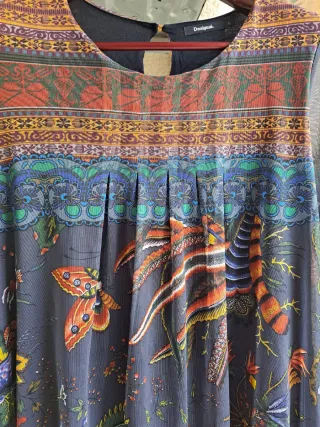 DESIGUAL T-L BLUSA ESTAMPADA VINTAGE