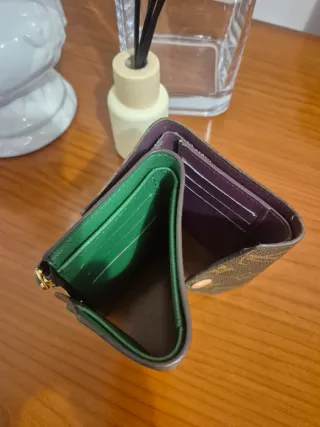 Lote bolsos y carteras beige multicolor