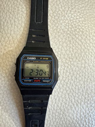 Reloj Casio F91W - Made in Japan
