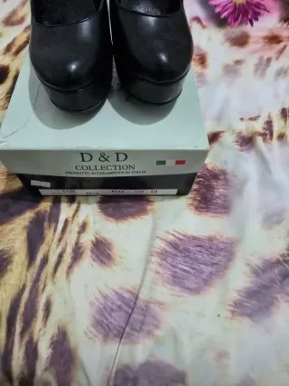 Scarpe eleganti nere D&D donna taglia 40