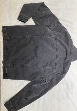 Cazadora Vaquera Negra Forrada Pull and Bear