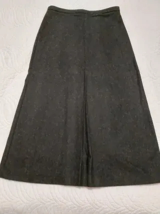 Falda Zara Invierno Gris