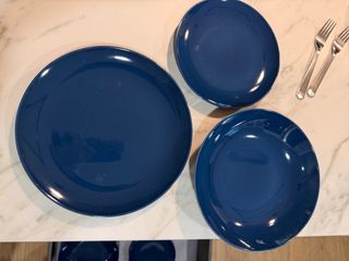 Vajilla Ikea 18 piezas azul