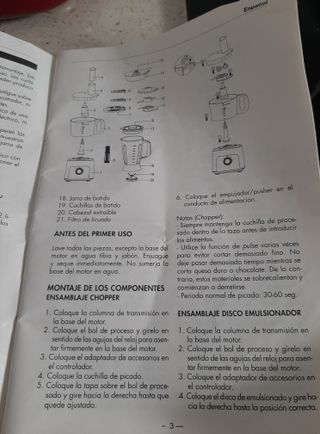 Robot Multiprocesador Vital Express, 8 en 1 - 30 €