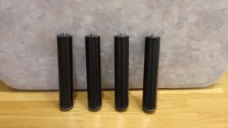 Somier tapizado 90x190 con patas