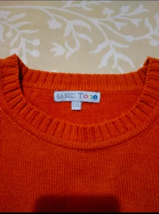 Jersey naranja hombre