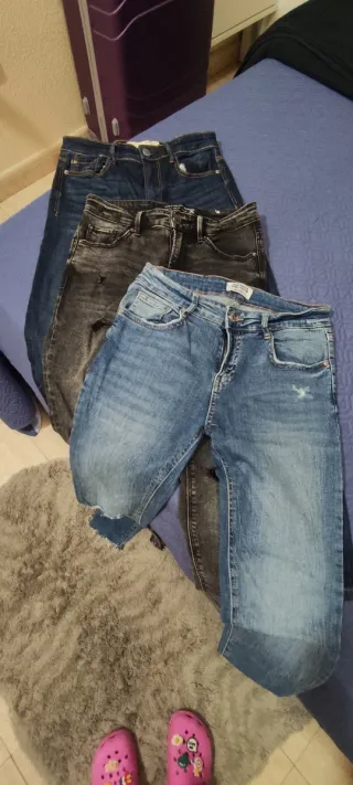 Lote 3 vaqueros talla 36