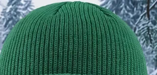 Cappello ICON verde in lana