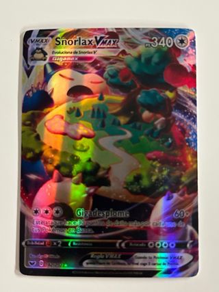 Carta Pokémon Snorlax VMAX Gigamax