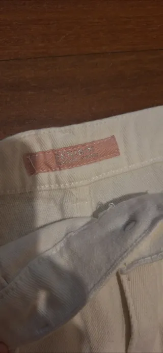 Pantalón vaquero blanco