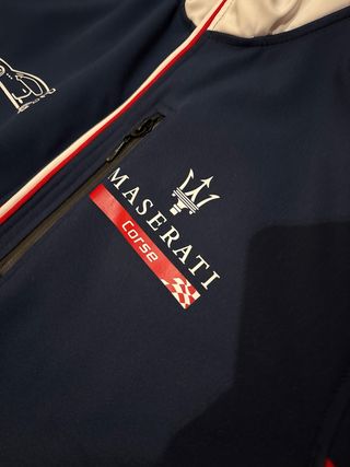 Chaqueta Maserati Azul y Blanca