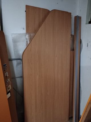 Letto alto con armadio e scrivania da mobilificio