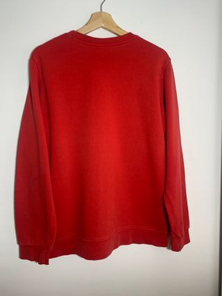 Jersey de cuello redondo Adidas Roja Hombre M