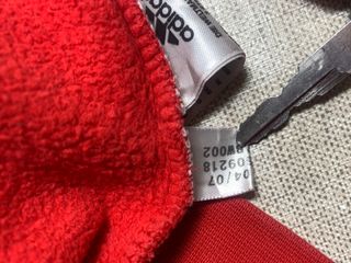 Jersey de cuello redondo Adidas Roja Hombre M