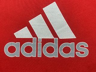 Jersey de cuello redondo Adidas Roja Hombre M