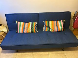 Sofá Cama Azul