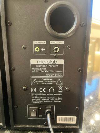 Altavoces Microlab Bluetooth Negros