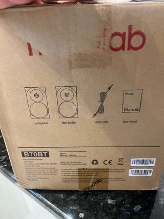 Altavoces Microlab Bluetooth Negros