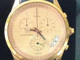 Reloj Calvin Klein Dorado y Negro