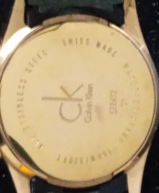 Reloj Calvin Klein Dorado y Negro