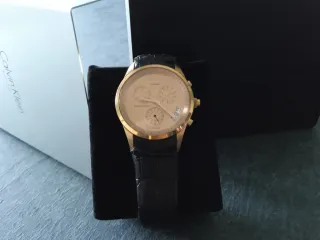 Reloj Calvin Klein Dorado y Negro