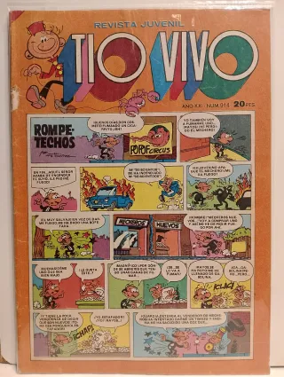 LOTE 10 TEBEOS TIO VIVO CON ROMPETECHOS.