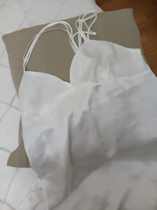 Camisón blanco tirantes M