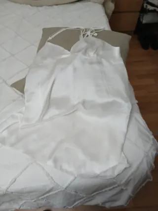 Camisón blanco tirantes M