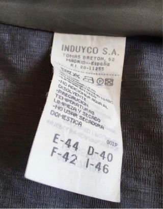 CHAQUETA TINTORETTO MUJER GRIS