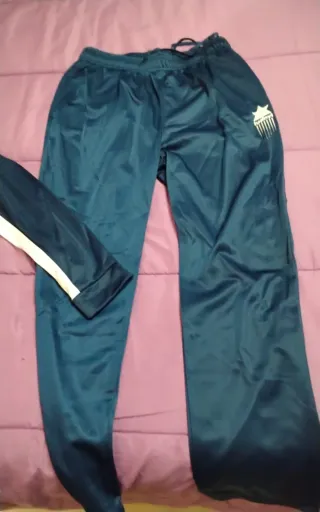 Chándal Hombre Talla M Azul y Blanco