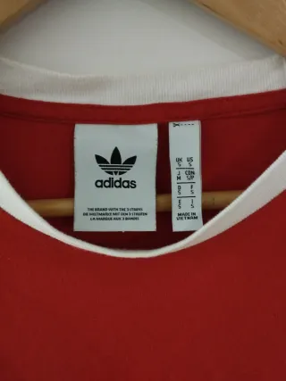 Camiseta Adidas Talla M Roja