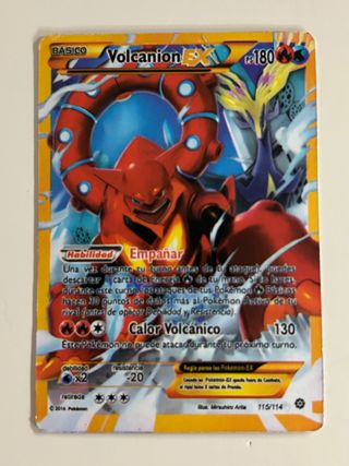 Carta Pokémon Volcanion EX 115/114