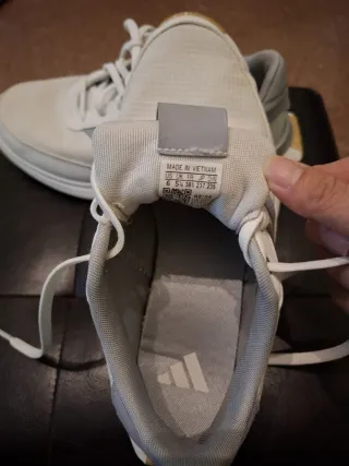 Zapatillas Adidas Golf Blancas y Grises