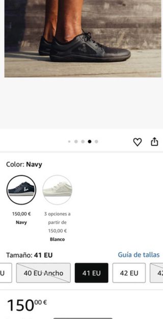 Zapatillas Vivobarefoot Negras Talla 41