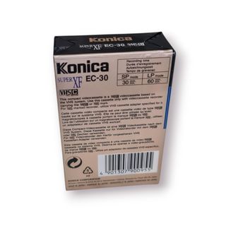 Cassete Vídeo Konica Super XF EC-30 VHSC - Novo