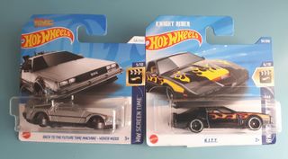 Delorean Regreso al futuro + Kitt coche fantástico