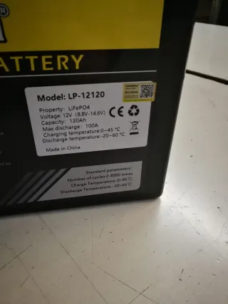 Batería litio LiitoKala Profesional 12V 120Ah