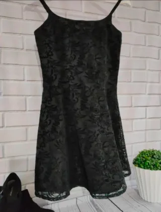 Vestido de fiesta negro Stylo talla 40